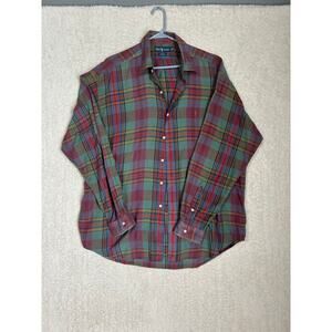 Men’s  Ralph Lauren Blake long sleeve plaid polo. Size X Large. Cotton. Preppy